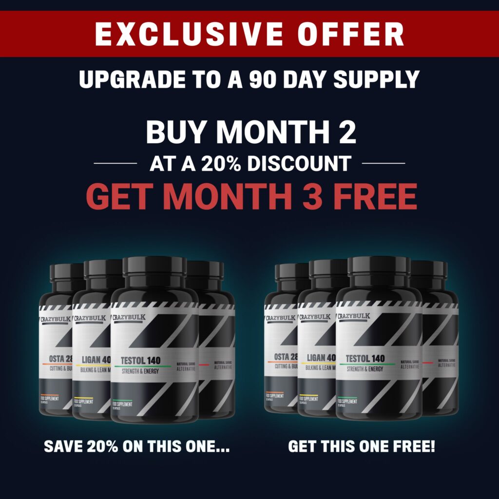 Upgrade To Another 2 Months SARMS Bulking Stack Supply